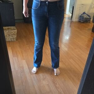 Old Navy Women's Original Mid RiseJeans in Dark Blue